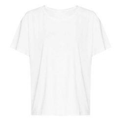 Koszulka Damska Z Odkrytymi Plecami. Białe bluzki damskie JUST COOL, bez wzorów, sportowe, bez kołnierzyka, bez ramiączek. Za 54.99 zł.