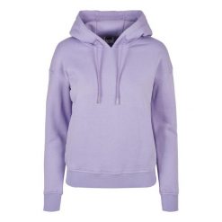 Bluza damska Urban Classics organic-Duże rozmiary. Niebieskie bluzy z kapturem damskie Urban Classics. Za 256.50 zł.