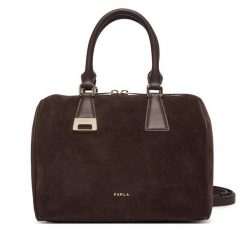 Torebka Furla. Brązowe torebki klasyczne damskie Furla, bez wzorów, bez dodatków. Za 1,709.00 zł.