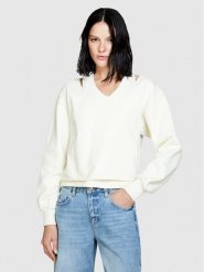 Sisley Bluza 3FPPL104P Écru Regular Fit. Bluzy bez kaptura damskie SISLEY, l, z bawełny. Za 349.99 zł.