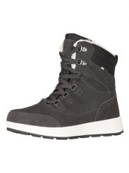 Westfjord Skórzane botki zimowe "Eldfjall" w kolorze szarym rozmiar: 42. Szare botki damskie Westfjord, na zimę, z materiału, bez obcasa, bez zapięcia. Za 217.99 zł.