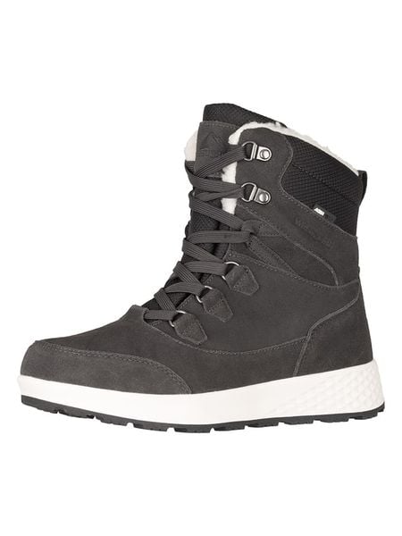 Westfjord Skórzane botki zimowe "Eldfjall" w kolorze szarym rozmiar: 42. Szare botki damskie Westfjord, na zimę, z materiału, bez obcasa, bez zapięcia. Za 217.99 zł.