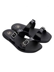 Zaxy Klapki "Reconhecer Ener" w kolorze czarnym rozmiar: 38. Czarne klapki damskie Zaxy, bez wzorów, bez obcasa. Za 67.95 zł.