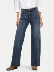 ONLY Jeansy Madison 15339459 Granatowy Wide Leg. Niebieskie jeansy damskie Only. Za 179.99 zł.