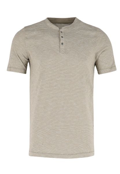 T-shirt ze stójką TM-LAB. Brązowe t-shirty męskie Volcano, l, bez wzorów, z bawełny, bez kołnierzyka. Za 79.99 zł.