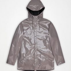 Kurtka RAINS 12010R LONG JACKET W3 Fioletowy. Fioletowe kurtki damskie Rains, xs, bez wzorów, z syntetyku, bez kaptura. Za 327.99 zł.