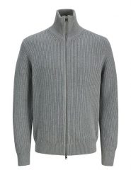 Jack & Jones Kardigan w kolorze szarym rozmiar: XL. Szare kardigany męskie Jack & Jones, xl, bez wzorów, z bawełny, bez kołnierzyka. Za 139.87 zł.