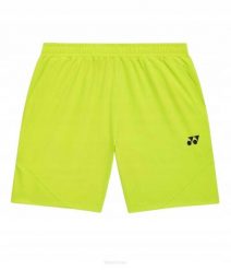 Spodenki tenisowe Yonex Practice. Żółte szorty męskie YONEX, bez wzorów, z materiału, sportowe. Za 229.00 zł.