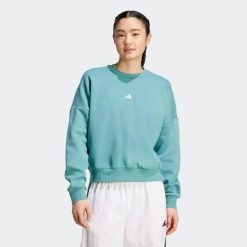 Bluza damska ADIDAS Gym & Pilates. Bluzy bez kaptura damskie Adidas, l, z bawełny. Za 199.99 zł.