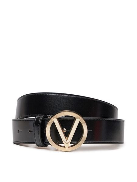 Valentino Pasek Damski Hampton VCS7VQ03NAP Czarny. Czarne paski damskie Valentino, bez wzorów, ze skóry. Za 239.99 zł.