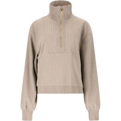 Damski sweter 1/2 zip Athlecia Reiley. Brązowe swetry klasyczne damskie Athlecia, l, z materiału, bez kołnierzyka. Za 288.00 zł.