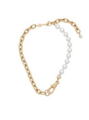 Swarovski Naszyjnik Idyllia 5743993 Złoty. Żółte naszyjniki damskie Swarovski, metalowe. Za 1,053.99 zł.