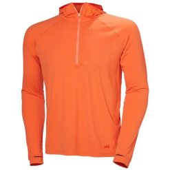 Bluza z kapturem 1/2 zip Helly Hansen Shine Solen. Brązowe bluzy z kapturem męskie Helly Hansen, l, z elastanu. Za 422.00 zł.