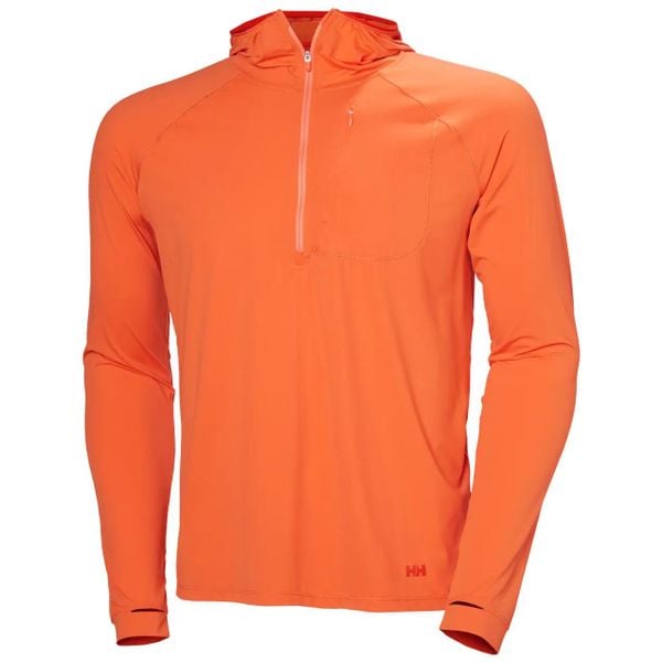 Bluza z kapturem 1/2 zip Helly Hansen Shine Solen. Brązowe bluzy z kapturem męskie Helly Hansen, l, z elastanu. Za 422.00 zł.
