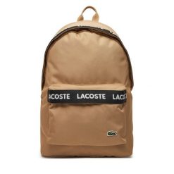 Plecak Lacoste. Brązowe plecaki męskie Lacoste, bez wzorów. Za 429.99 zł.