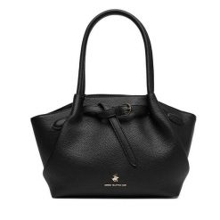 Torebka Beverly Hills Polo Club. Czarne torebki klasyczne damskie Beverly Hills Polo Club, bez wzorów, bez dodatków. Za 269.99 zł.