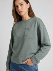 MOSS COPENHAGEN Bluza "Illiana" w kolorze zielonym rozmiar: S/M. Zielone bluzy bez kaptura damskie MOSS COPENHAGEN, m. Za 174.95 zł.