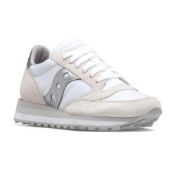 Obuwie sportowe Kobieta SAUCONY JAZZ TRIPLE. Białe buty sportowe na co dzień damskie Saucony, bez wzorów, z materiału, na fitness i siłownię. Za 563.95 zł.