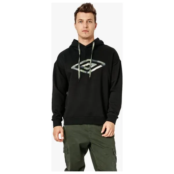 Umbro Bluza Opal , czarny, rozmiar XXL. Czarne bluzy z kapturem męskie Umbro, m, z materiału. W wyprzedaży za 59.99 zł.