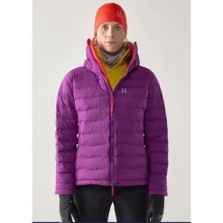 Kurtka puchowa damska Haglöfs Spitz Down Hood Women. Fioletowe kurtki damskie Haglöfs, bez wzorów, z puchu, bez kaptura. W wyprzedaży za 1,249.00 zł.
