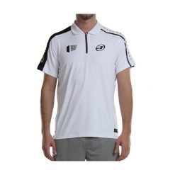 Koszulka Polo z krótkim rękawem Męska Bullpadel Liceo Biały. Białe koszulki polo męskie bullpadel, m, bez wzorów, bez ramiączek. W wyprzedaży za 199.70 zł.