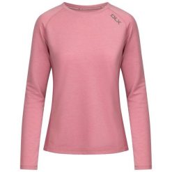 Damska koszulka z długim rękawem DLX Katherine. Czerwone t-shirty damskie DLX, xs, bez wzorów, bez kołnierzyka. Za 150.15 zł.
