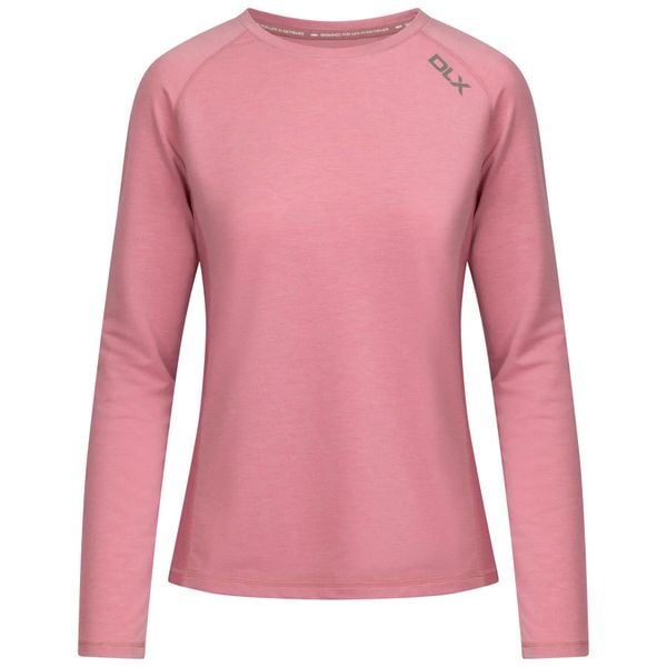 Damska koszulka z długim rękawem DLX Katherine. Czerwone t-shirty damskie DLX, xs, bez wzorów, bez kołnierzyka. Za 150.15 zł.