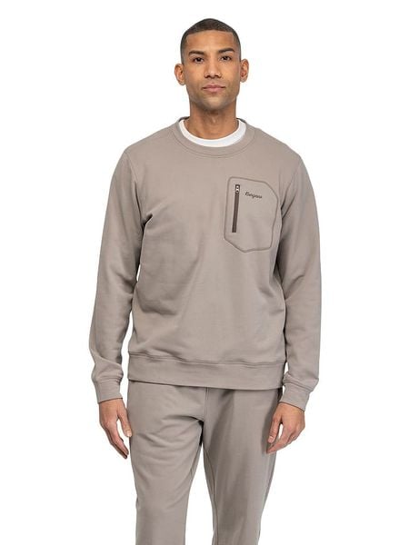 Bergans Bluza funkcyjna "Midtli" w kolorze szarobrązowym rozmiar: L. Brązowe bluzy bez kaptura męskie Bergans, l, z materiału. Za 197.63 zł.