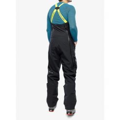 Spodnie skiturowe męskie Ortovox 3L Deep Shell Bib Pants. Czarne spodnie materiałowe męskie ORTOVOX, bez wzorów, sportowe. Za 2,120.99 zł.