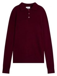 Perfect Cashmere Kaszmirowa koszulka polo "Spencer" w kolorze bordowym rozmiar: L. Czerwone koszulki polo męskie Perfect Cashmere, l, bez wzorów, z kaszmiru, bez ramiączek. Za 378.54 zł.