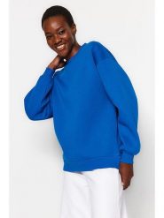 Trendyol Sweter w kolorze niebieskim rozmiar: XL. Niebieskie swetry klasyczne damskie Trendyol, xl, bez kołnierzyka. Za 65.38 zł.