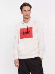 Hugo Bluza Duratschi223 50473168 Écru Regular Fit. Bluzy bez kaptura męskie Hugo, m, z bawełny. Za 459.99 zł.