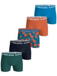 Bjorn_borg COTTON STRETCH BOXER 5p junior – MULTIPACK 2. Bokserki męskie Björn Borg, bez wzorów. Za 291.00 zł.