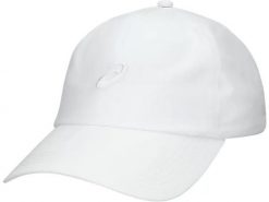 Czapka z daszkiem Asics Essential Running. Białe czapki męskie Asics, na lato, bez wzorów, z materiału, sportowe. Za 99.00 zł.