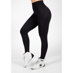 Damskie legginsy bezszwowe Gorilla Wear Yava. Czarne legginsy sportowe damskie GORILLA WEAR, m, bez wzorów, na fitness i siłownię. Za 240.35 zł.
