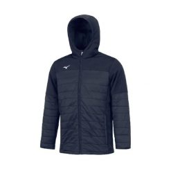 Kurtka Mizuno Sapporo Hybrid. Niebieskie kurtki męskie Mizuno, na zimę, m, bez wzorów, z materiału, eleganckie, z kapturem. Za 321.30 zł.