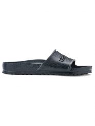 Birkenstock Klapki "Barbados" w kolorze granatowym rozmiar: 37. Niebieskie klapki damskie Birkenstock, bez wzorów, bez obcasa. Za 172.08 zł.