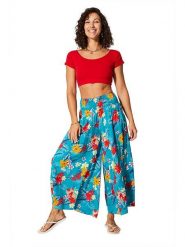 Ipanima Spodnie w kolorze niebiesko-czerwono-żółtym rozmiar: 34-40. Niebieskie spodnie materiałowe damskie Ipanima, bez wzorów, z materiału, klasyczne, z standardowym stanem. Za 86.99 zł.