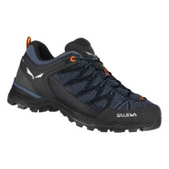 Buty trekkingowe męskie Salewa Mtn Trainer Lite. Niebieskie buty trekkingowe męskie Salewa, z materiału, bez zapięcia, wspinaczkowe. Za 921.00 zł.