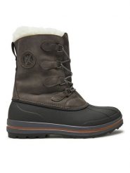 Kimberfeel Śniegowce Beker Brązowy. Brązowe buty zimowe męskie Kimberfeel, ze skóry, bez zapięcia. Za 569.99 zł.