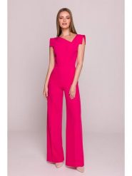 Stylove Kombinezon w kolorze różowym rozmiar: L. Różowe kombinezony damskie Stylove, l, bez wzorów, bez kołnierzyka, bez ramiączek. Za 237.17 zł.