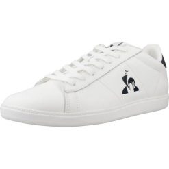 Buty LE COQ SPORTIF COURTSET 2 Biały. Białe buty trekkingowe męskie Le Coq Sportif, ze skóry, bez zapięcia, trekkingowe. Za 296.99 zł.