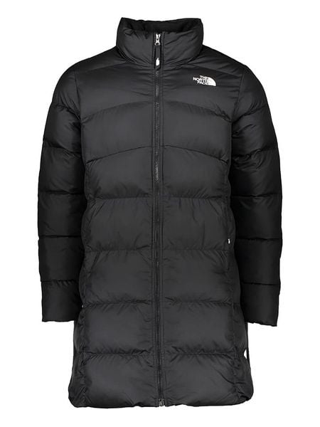 The North Face Płaszcz pikowany "Saikuru" w kolorze czarnym rozmiar: M. Czarne płaszcze damskie The North Face, m, bez wzorów. Za 633.92 zł.