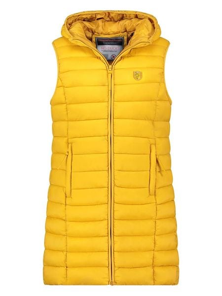 Geographical Norway Kamizelka pikowana "Vatikotal" w kolorze żółtym rozmiar: S. Żółte kamizelki damskie Geographical Norway, s. Za 187.07 zł.