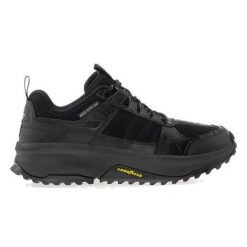 Buty trekkingowe męskie SKECHERS BIONIC TRAIL skóra. Czarne buty trekkingowe męskie Skechers, ze skóry, bez zapięcia. Za 350.00 zł.