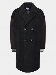 Richmond X Płaszcz wełniany UMA23105CP Czarny Reglan Fit. Czarne płaszcze męskie RICHMOND X, na zimę, m, bez wzorów, z wełny. Za 3,029.00 zł.