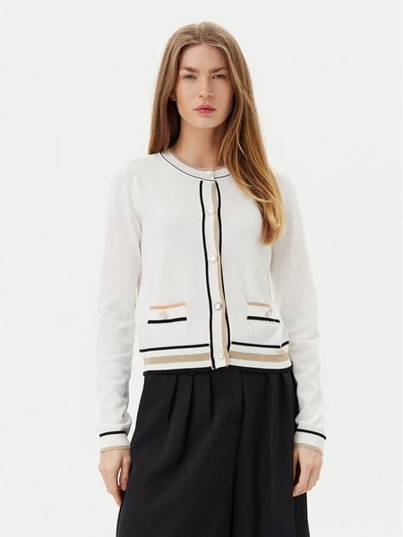 Artigli Kardigan ACMA001909 Biały Regular Fit. Białe kardigany damskie Artigli, s, bez wzorów, z syntetyku. Za 199.99 zł.