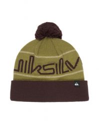 Czapka zimowa dla Mężczyzn PERFORMER SUMMIT Zielony. Zielone czapki męskie Quiksilver, na zimę, bez wzorów, z materiału. Za 129.99 zł.