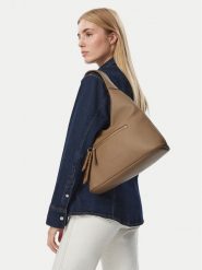 LOVE MOSCHINO Torebka JC4223PP0PKG0105 Beżowy. Brązowe torebki klasyczne damskie Love Moschino, bez wzorów, bez dodatków. Za 949.99 zł.