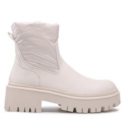 Botki DeeZee. Botki damskie DeeZee, bez obcasa, na słupku, bez zapięcia. Za 199.99 zł.